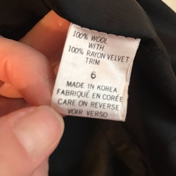 Vintage Tahari Black light dress coat Size 6 - Picture 9 of 13